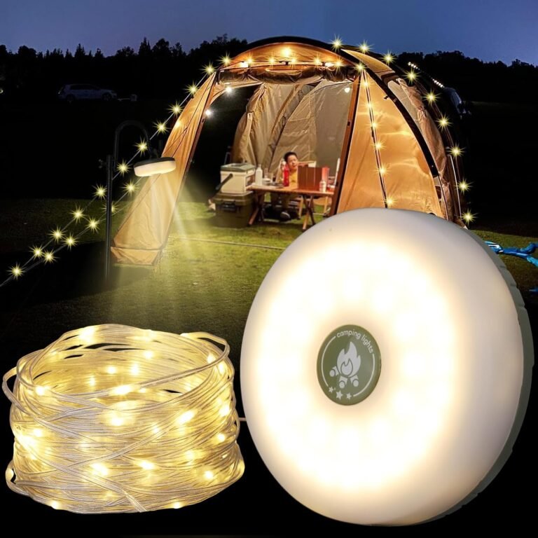 Camping String Lights, Outdoor String Lights with 8