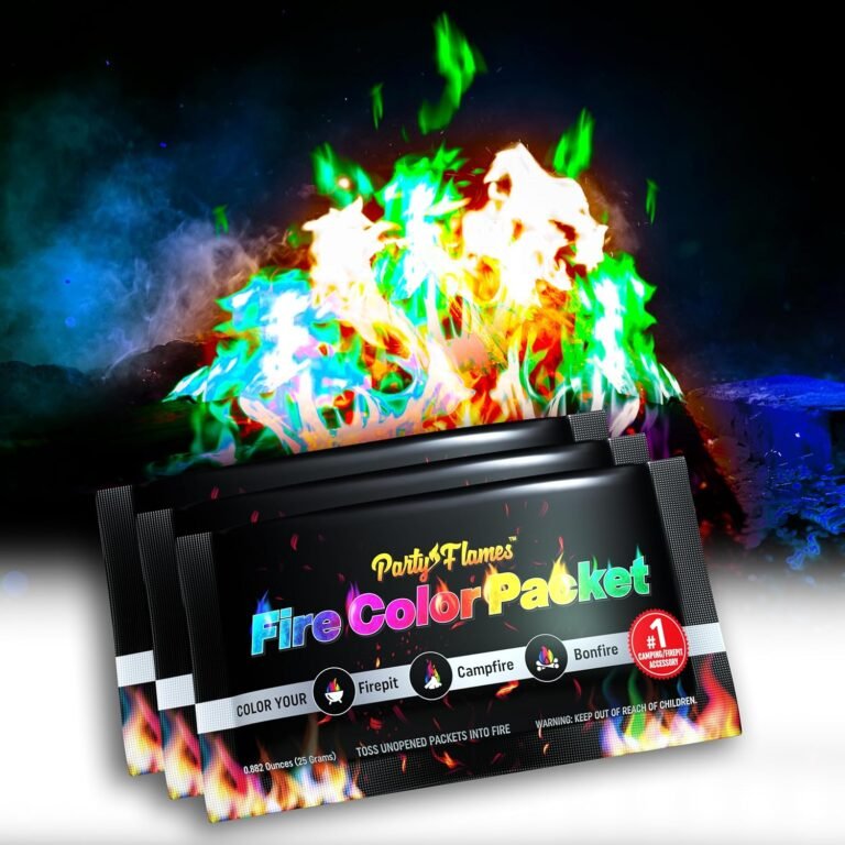 Fire Color Changing Packets Fire Pit (10 Pack) - Perfect