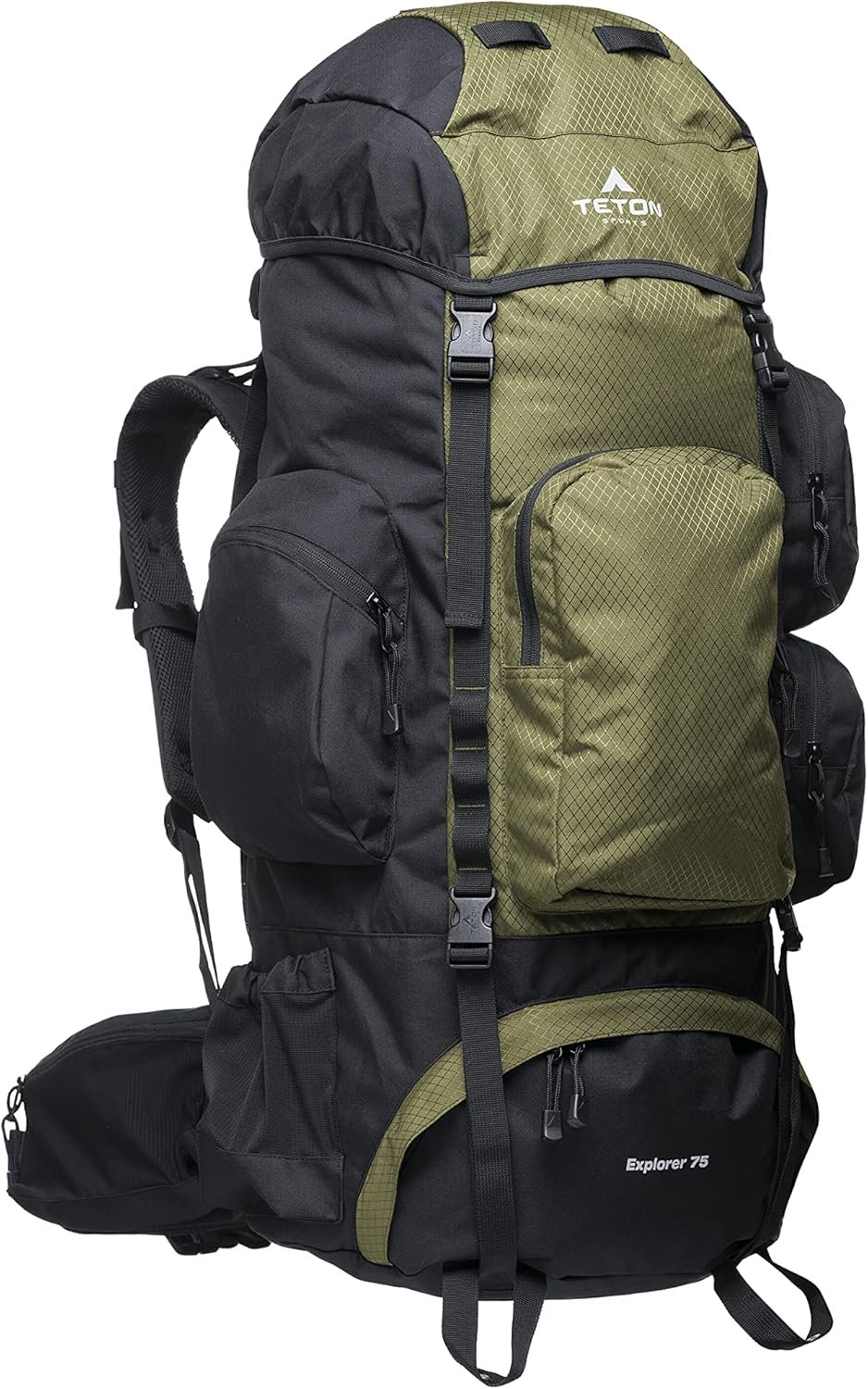 TETON 75L Explorer Internal Frame Backpack for Hiking,