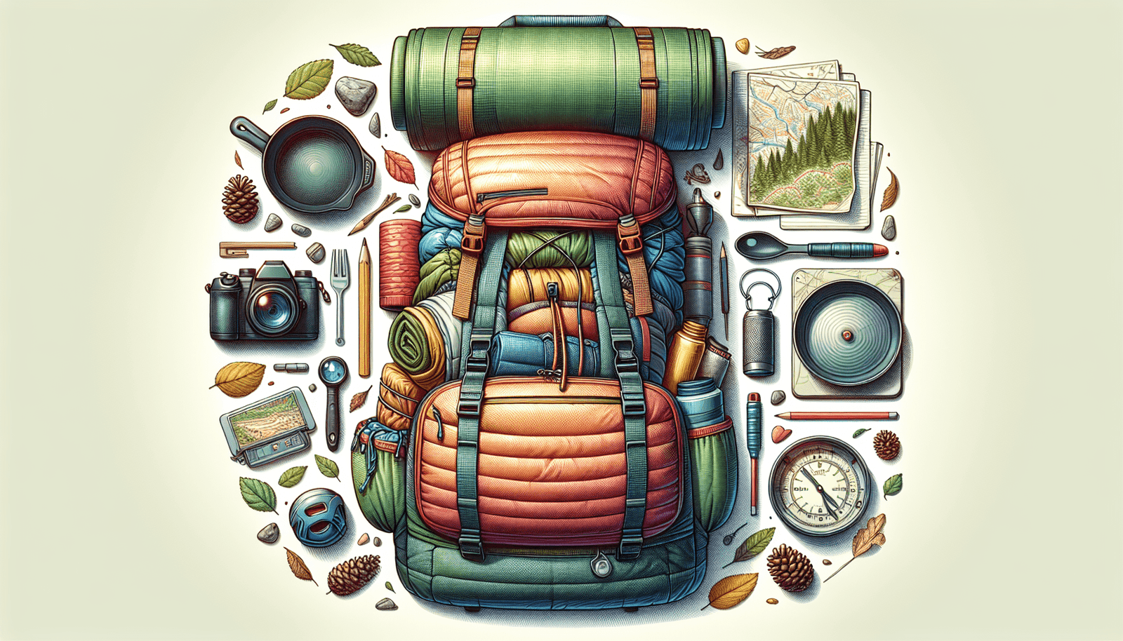 how to pack your backpack for a camping trip